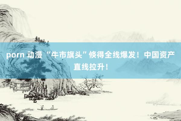 porn 动漫 “牛市旗头”倏得全线爆发！中国资产直线拉升！
